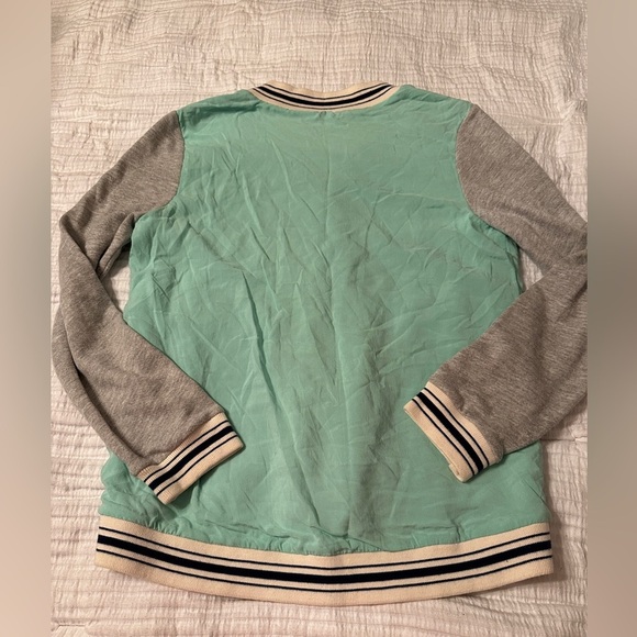 Splendid Sweatshirt Bomber Jacket - Size M - Picture 4 of 9